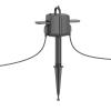 WOOX Doppia Presa Elettrica Smart Alexa da Esterno con Picchetto e Stand