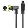 GOOBAY Cavo di Collegamento Audio Digitale Toslink Angolato e Girevole M/M 1m