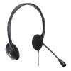 MANHATTAN Cuffia Stereo On Ear USB con Microfono Cavo 1.5m Nero