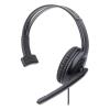 MANHATTAN Cuffie Mono USB con Microfono Flessibile