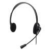 MANHATTAN Cuffia Stereo On Ear USB con Microfono Cavo 1.5m Nero