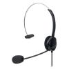 MANHATTAN Cuffie Mono USB con Microfono Flessibile