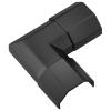 GOOBAY Connettore Angolare per Canalina di Cablaggio 33mm Nero