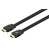 MANHATTAN Cavo HDMI High Speed With Ethernet Piatto 0.5m nero