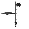 MANHATTAN Supporto da Scrivania Braccio per Monitor 13-32'' e Mensola per Laptop