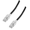 OEM Cavo di Rete Patch in Rame SFTP Cat. 6A Nero con Led Tracciamento 5m