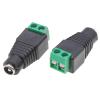 TECHLY Adattatore Alimentazione Plug DC 5.5x2.1mm Femmina Terminal Block 2 pin