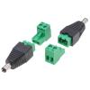 TECHLY Adattatore Plug DC 2.5x5.5 mm Maschio Terminal Block 2 pin