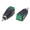 TECHLY Adattatore Connettore Terminal Block 2-pin a RCA maschio