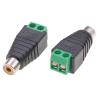 TECHLY Adattatore Connettore Terminal Block 2-pin a RCA femmina