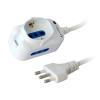 TECHLY Multipresa 2 Posti Italiana Bipasso / 1 Schuko