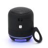 TECHLY Altoparlante Wireless Speaker Portatile con Vivavoce e Luci LED Nero