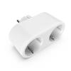 WOOX Presa Intelligente 2xSchuko IP20 Controllo Vocale Alexa, R6073
