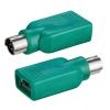 GOOBAY Adattatore Convertitore PS2 Maschio USB A Femmina per Tastiera e Mouse
