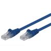 GOOBAY Cavo di rete Patch in CCA Cat.5E Blu U/UTP 2m