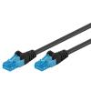 GOOBAY Cavo di rete Patch in Rame Cat. 6A Nero U/UTP 10 m