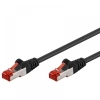 TECHLY PROFESSIONAL Cavo di rete Patch in CCA Schermato Cat. 6 Nero F/UTP 2 m Bulk