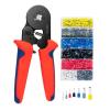 LOGILINK Pinza Crimpare a Cricchetto per Capicorda con 1200 Terminali 2.5-6.0 mm²
