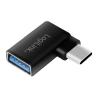LOGILINK Adattatore USB 3.2 Gen.1 USB-C&trade; Maschio/A Femmina 90&deg;