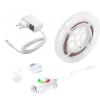 TECHLY Striscia LED RGB Multicolore con Sensore di Movimento Telecomando 1,5m