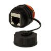 TECHLY PROFESSIONAL Accoppiatore RJ45 Cat.6A da panello IP68