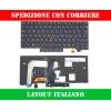 TASTIERA ORIGINALE LENOVO THINKPAD T470 T480 A475 A485  RETROILLUMINATA ITALIANA