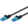 GOOBAY Cavo di rete Patch in Rame Cat. 6A Nero UTP 30m