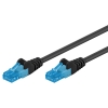 GOOBAY Cavo di rete Patch in Rame Cat. 6A Nero UTP 3m