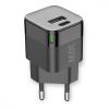 FONTASTIC Caricabatterie GaN USB-A e USB-C&trade; Power Delivery 30W Ricarica Rapida Nero