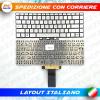 TASTIERA ORIGINALE HP PAVILION X360 14-BA 14G-BR 14-BS 14Q-BU 14-BF 14-BP 14-BW 14-CF ARGENTO