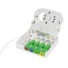 LOGILINK Scatola di Terminazione Ottica di Appartamento (STOA) FTTH 4x SC/APC con Cavo di Installazione da 50m