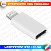 SBOX Mini Adattatore Ricarica Sincronizzazione USB-C&trade; a Lightning&reg; Bianco