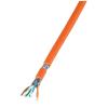 OEM Bobina S/FTP Cavo Cat.7 Duplex Rame 1000MHz Eca 500m Rigido Arancione