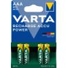 VARTA Blister 4 Batterie Ricaricabili Mini Stilo AAA 800 mAh