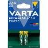 VARTA Blister 2 Batterie Ricaricabili Mini Stilo AAA 1000 mAh