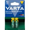 VARTA Blister 2 Batterie Ricaricabili Stilo AA 2600 mAh