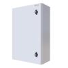 TECHLY PROFESSIONAL Armadio Rack 19'' a muro 13U grigio IP65 porta cieca prof. 400 mm