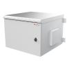 TECHLY PROFESSIONAL Armadio Rack 19'' a Parete 9U Grigio IP55 Porta Cieca prof. 600 mm