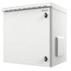 TECHLY PROFESSIONAL Armadio Rack 19'' a Parete 12U Grigio IP55 Porta Cieca prof. 600 mm