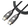 TECHLY Cavo Ottico Attivo HDMI&trade; 2.1 AOC 8K 48Gbps ARC HDMI&trade; A/A M/M 20m