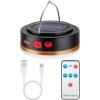 GOOBAY Lampada da Campeggio Solare a LED con Telecomando IR e Powerbank