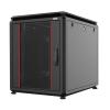 TECHLY PROFESSIONAL Armadio Rack 19'' 600x800 12 Unit&agrave; Nero da sotto-scrivania serie Evolution