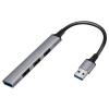 LOGILINK Hub USB 3.0 Ultra Slim a 4 Porte Ingresso USB-A