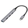 LOGILINK Hub USB 3.0 Ultra Slim a 4 Porte Ingresso USB-C&trade;