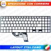 TASTIERA PER ASUS VIVOBOOK X513 S533 M5600IA ARGENTO RETROILLUMINATA