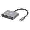 MANHATTAN Convertitore USB-C&trade; a HDMI e VGA 4-in-1 con Power Delivery