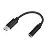 LOGILINK Cavo Adattatore Convertitore Audio da USB-C&trade; Maschio a 3,5 mm Femmina 13 cm
