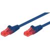 GOOBAY Cavo di Rete Patch in CCA Cat.6 Blu UTP 10 m