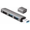 LOGILINK Hub USB 3.2 Gen2 3 Porte tipo A compatto