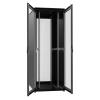 TECHLY PROFESSIONAL Armadio Server Rack 19'' 800x1000 42U Nero Porta Grigliata Doppio Battente serie Evolution Ventilato